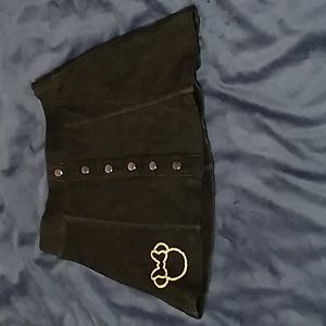 Disney Black Skort Skirt Size 5 Girls